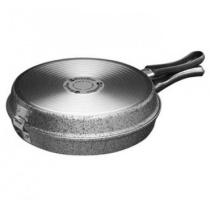BIALETTI Patelnia do omletów podwójna Trudi  24 cm RONDINE