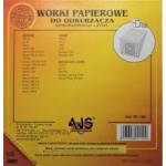  AJS  Worki papierowe do odkurzacza  ZA02 => Worwo ZMB01K  Zelmer Twist, Orion, Cobra II, Syrius 