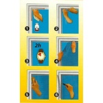 Siatka przeciw owadom w okno z rzepem 130x150