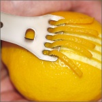 Skrobak do cytrusów z metalową rączką Kralipex