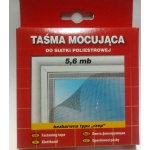Taśma mocująca typu rzep do siatki w okno 5,6 m  x 10 mm